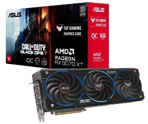 Asus AMD Radeon RX 9070 XT 16 GB GDDR6 TUF Ed. Call of Duty
