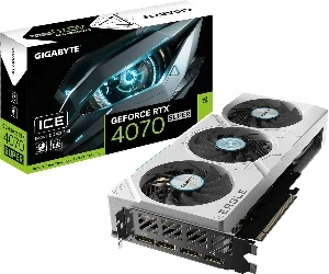 Gigabyte GeForce RTX 4070 12 GB GDDR6 Eagle OC Ice