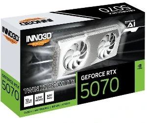 Inno3D GeForce RTX 5070 12 GB GDDR7 TWIN X2 OC White