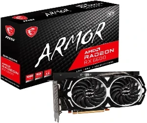 MSI AMD Radeon RX 6600 8 GB GDDR6 Armor