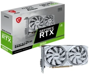 MSI GeForce RTX 3050 GDDR6 Ventus 2x XS OC White