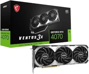 MSI GeForce RTX 4070 12 GB GDDR6 Ventus 3x OC