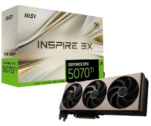 MSI GeForce RTX 5070 Ti 16 GB GDDR7 Inspire 3x OC