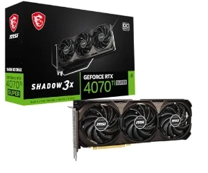 MSI GeForce RTX 4070 Ti Super 16 GB GDDR6 Shadow 3X OC