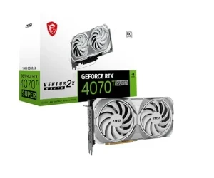 MSI GeForce RTX 4070 Ti Super 16 GB GDDR6 Ventus 2X OC White