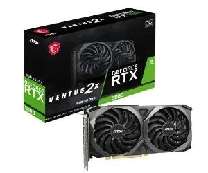 MSI GeForce RTX 3060 12 GB GDDR6 Ventus 2X OC