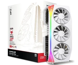 XFX AMD Radeon 9070 XT 16 GB GDDR6 Mercury White