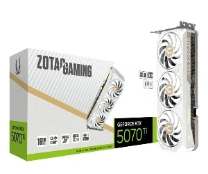 Zotac Gaming GeForce RTX 5070 Ti 16 GB GDDR7 Solid OC White